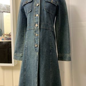 Denim dress jacket